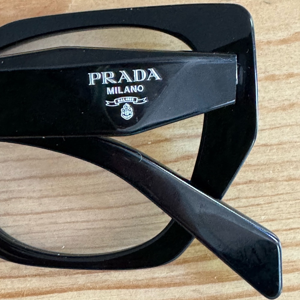 Prada Black Women's Glasses - Picture 8 of 10